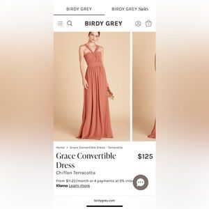 Birdy Grey Grace Convertible Dress in Terracotta